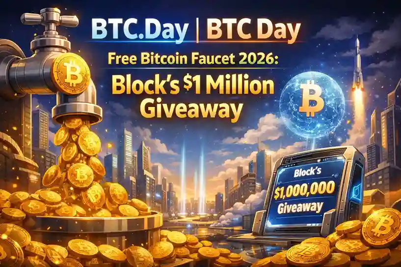BTC.Day | BTC Day Free Bitcoin Faucet 2026: Block’s $1 Million Giveaway